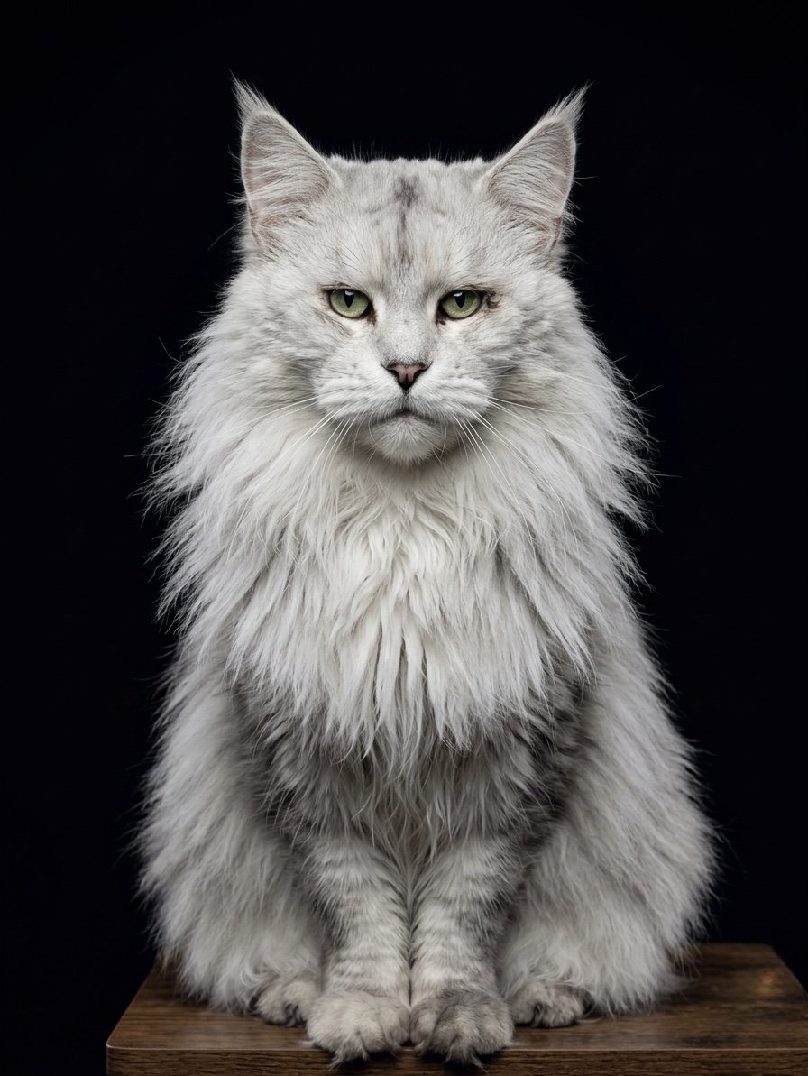 Jagger - Shaded black silver Maine Coon male with beautiful coat patterns and elegant look